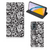 OnePlus Nord 2 5G Smart Cover Black Flowers - B2C Telecom