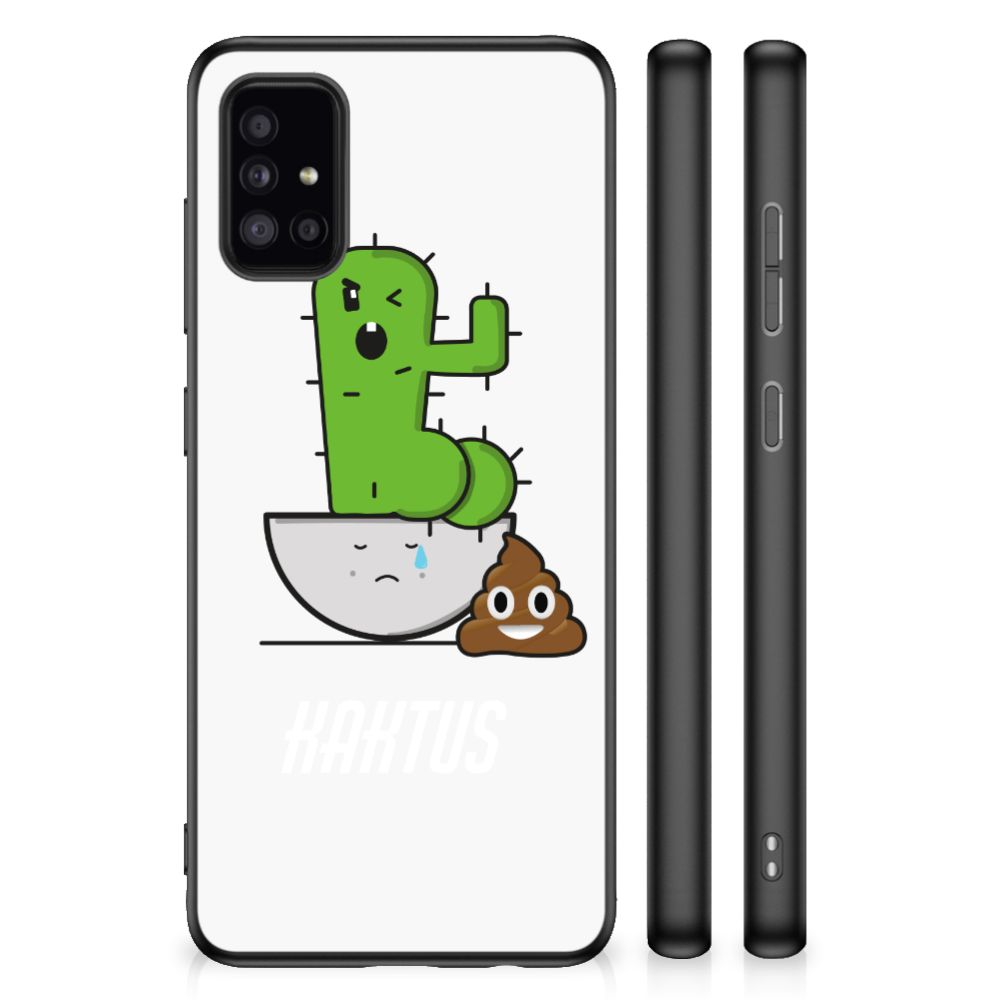 Samsung Galaxy A51 Bumper Hoesje Cactus Poo