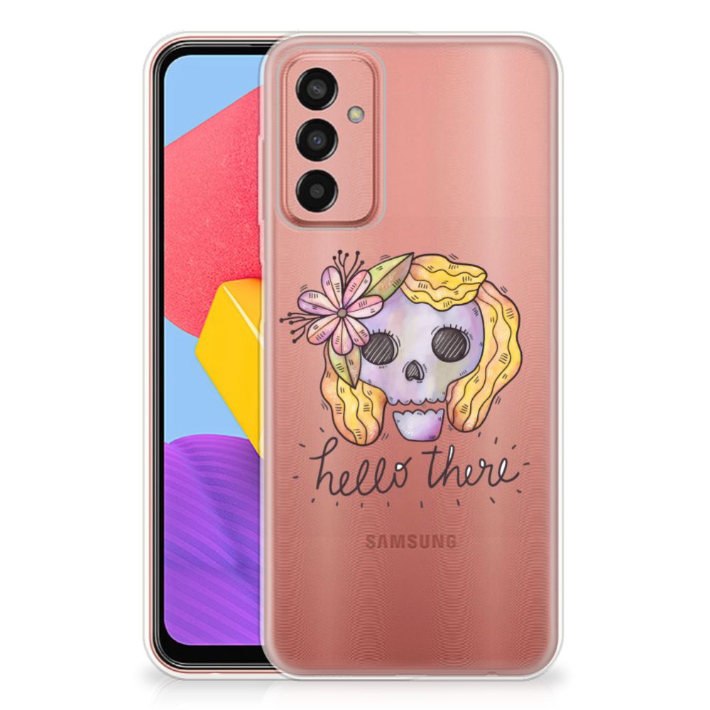 Silicone Back Case Samsung Galaxy M13 | M23 Boho Skull B2C Telecom