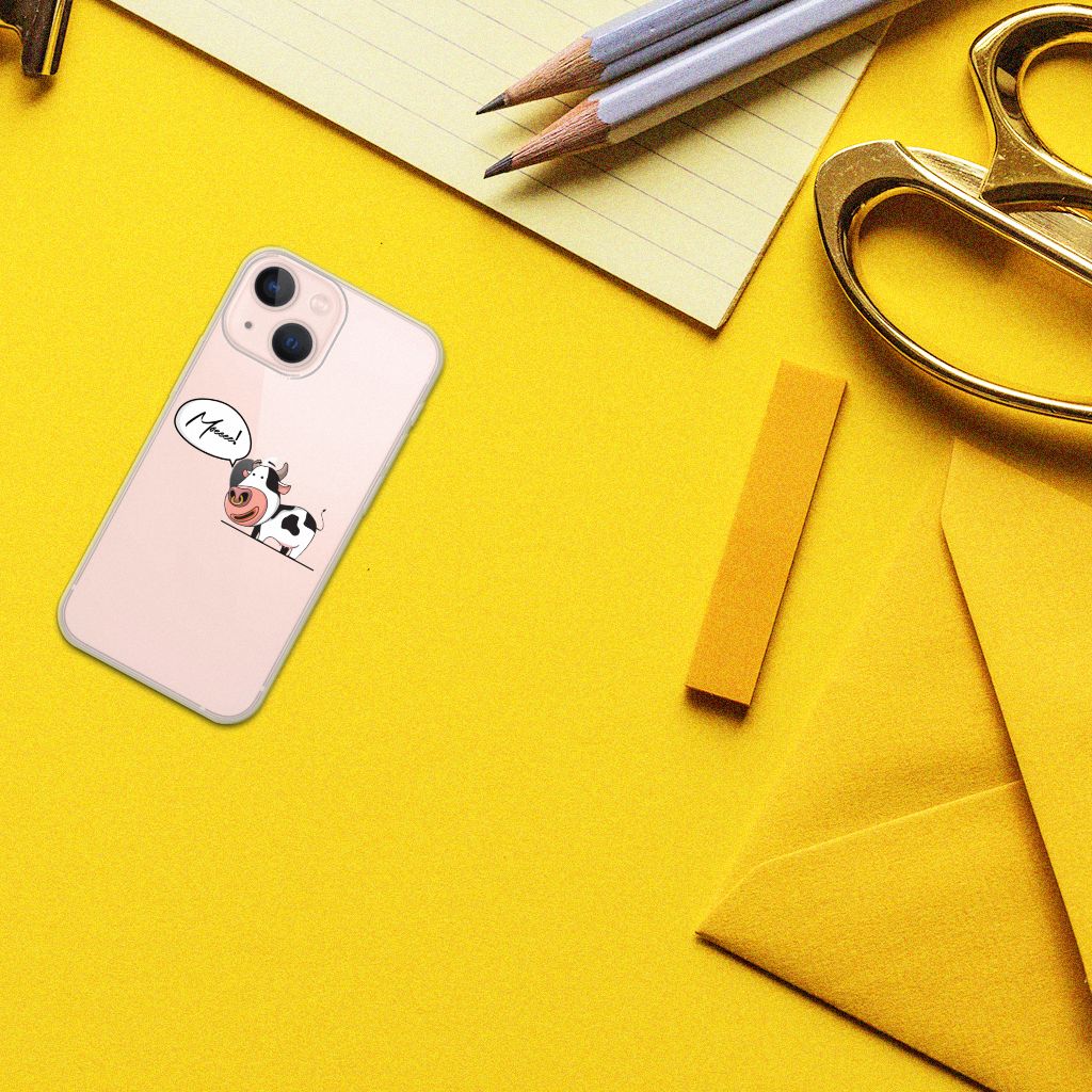 iPhone 13 mini Telefoonhoesje met Naam Cow B2C Telecom