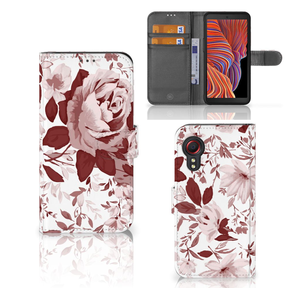 Hoesje Samsung Galaxy Xcover 5 Watercolor Flowers