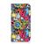iPhone 15 Pro Max Hippe Standcase Punk Rock met kleurrijk design van muziekinstrumenten en graffiti 🎸
