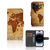 iPhone 15 Pro Flip Cover Wereldkaart met vintage wereldkaart ontwerp 🌍