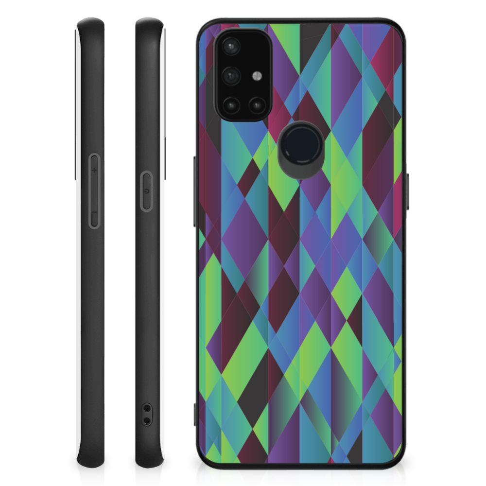 OnePlus Nord N10 5G Backcover Abstract Green Blue