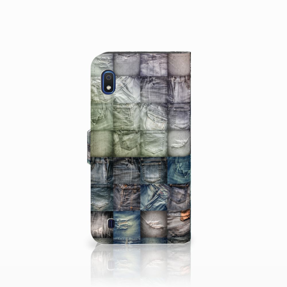 Wallet Case met Pasjes Samsung Galaxy A10 Spijkerbroeken