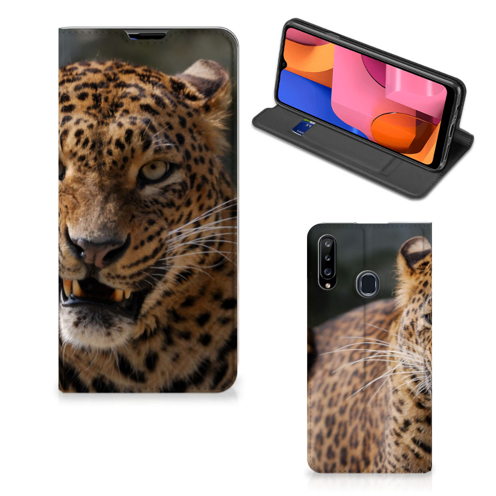 Samsung Galaxy A20s Hoesje maken Luipaard - B2C Telecom