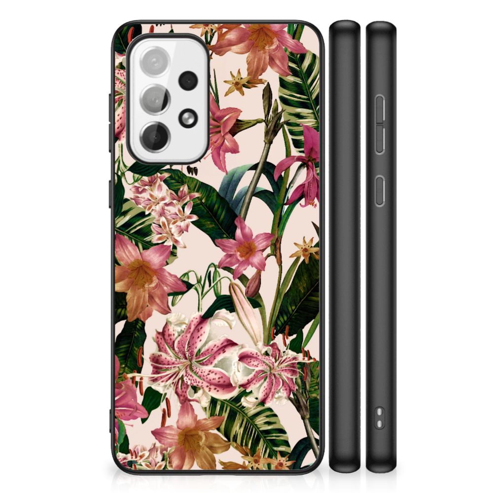 Samsung Galaxy A73 Bloemen Hoesje Flowers B2C Telecom