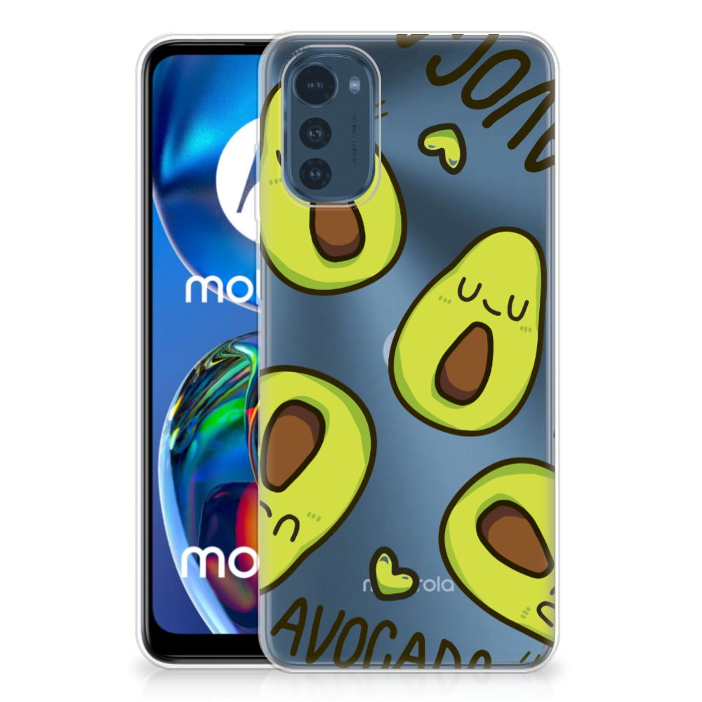 Motorola Moto E32/E32s Telefoonhoesje met Naam Avocado Singing