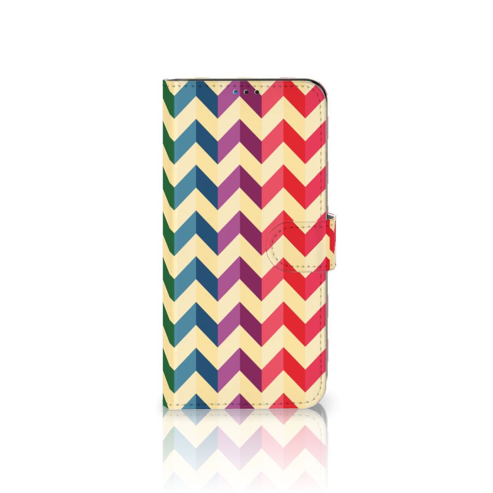 Motorola Moto G9 Play | E7 Plus Telefoon Hoesje Zigzag Multi Color