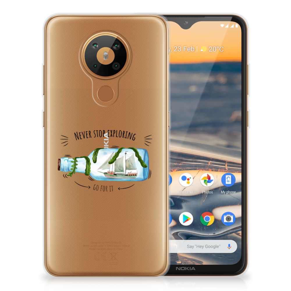 Nokia 5.3 Telefoonhoesje met Naam Boho Bottle B2C Telecom