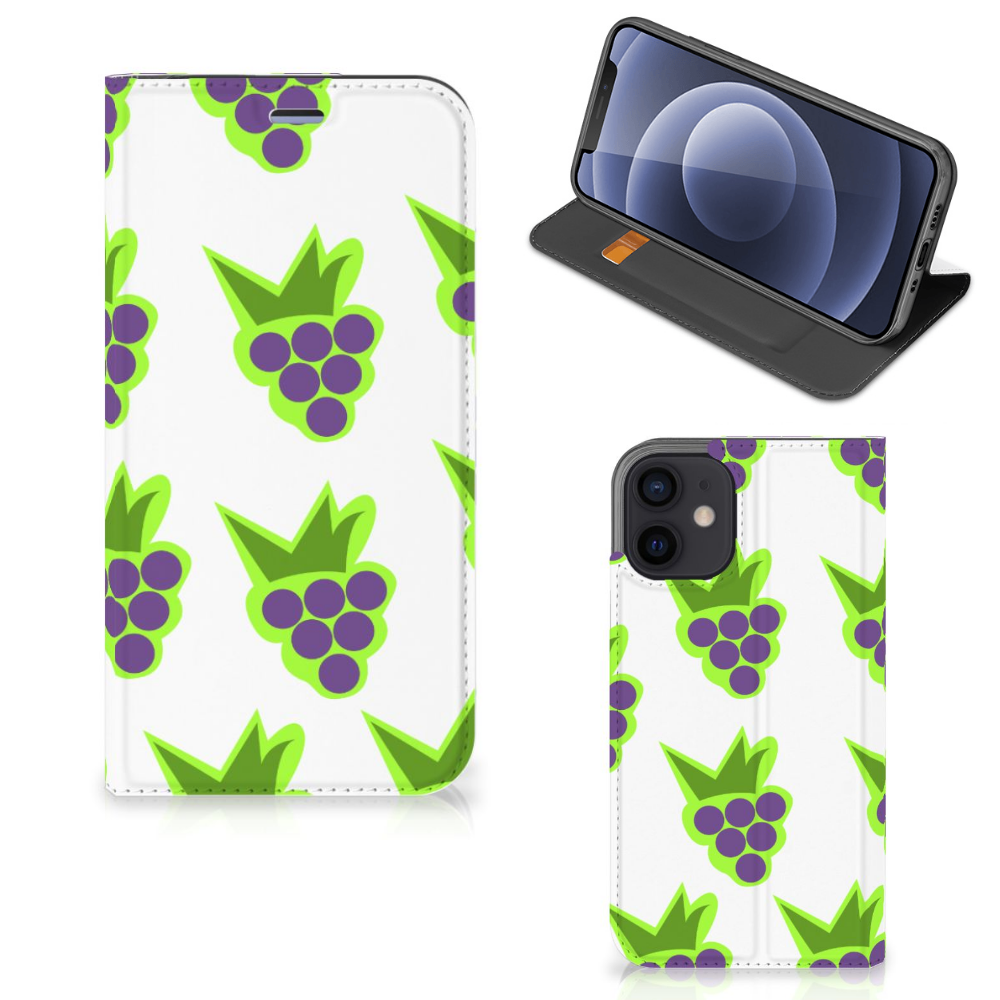 iPhone 12 Mini Flip Style Cover Druiven - B2C Telecom