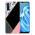 OPPO A91 TPU Hoesje Zwart Roze Vormen B2C Telecom