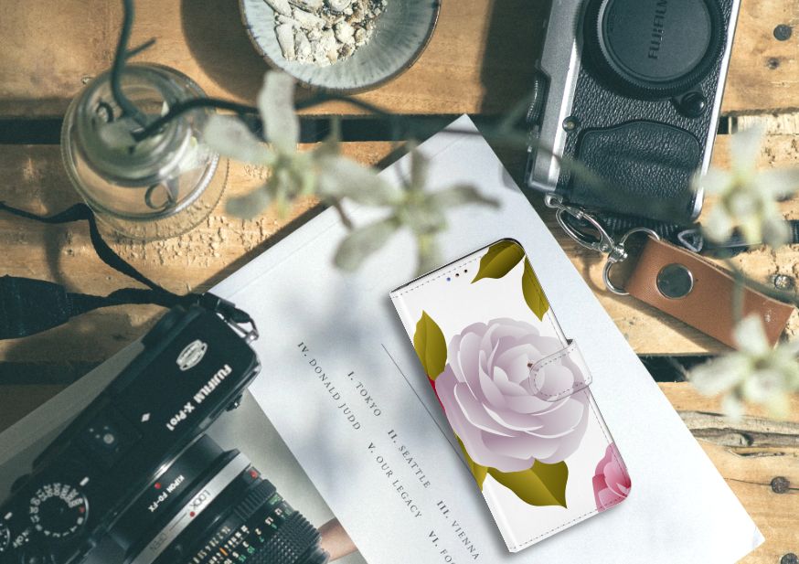Samsung Galaxy A20s Hoesje Roses