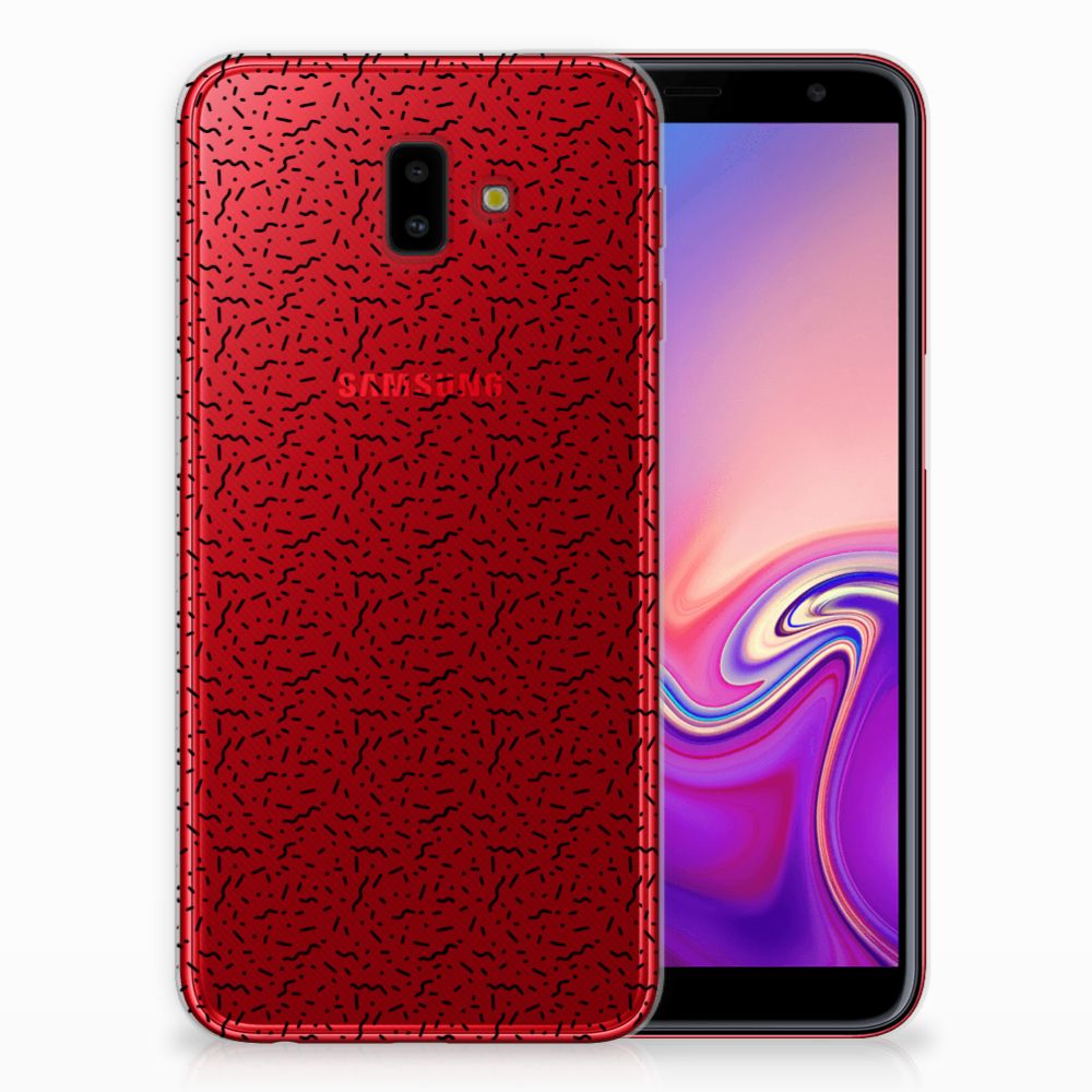 Samsung Galaxy J6 Plus (2018) TPU bumper Stripes Dots