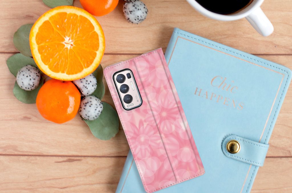 OPPO Find X3 Neo Smart Cover Spring Flowers - B2C Telecom