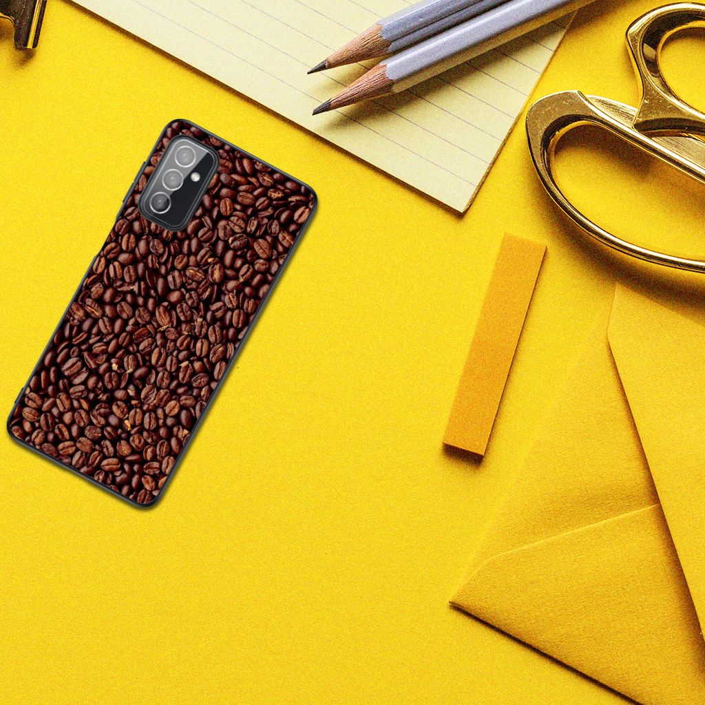 Samsung Galaxy M52 Back Cover Hoesje Koffiebonen B2C Telecom