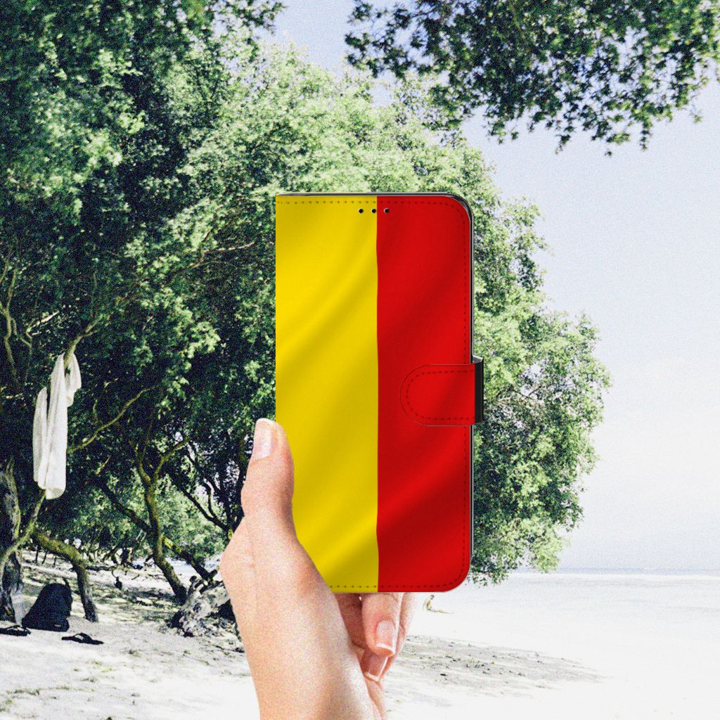 Motorola Edge 30 Pro Bookstyle Case Belgische Vlag