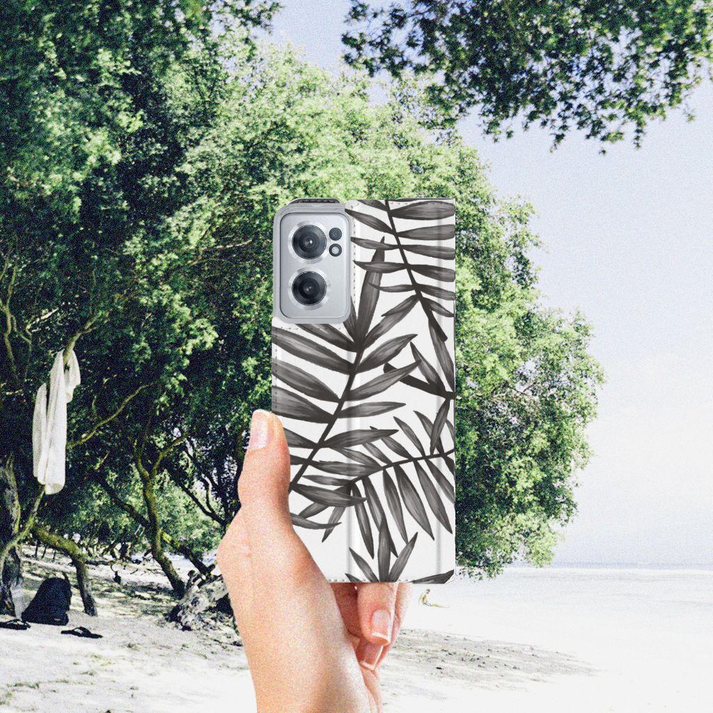 OnePlus Nord CE 2 5G Smart Cover Leaves Grey - B2C Telecom