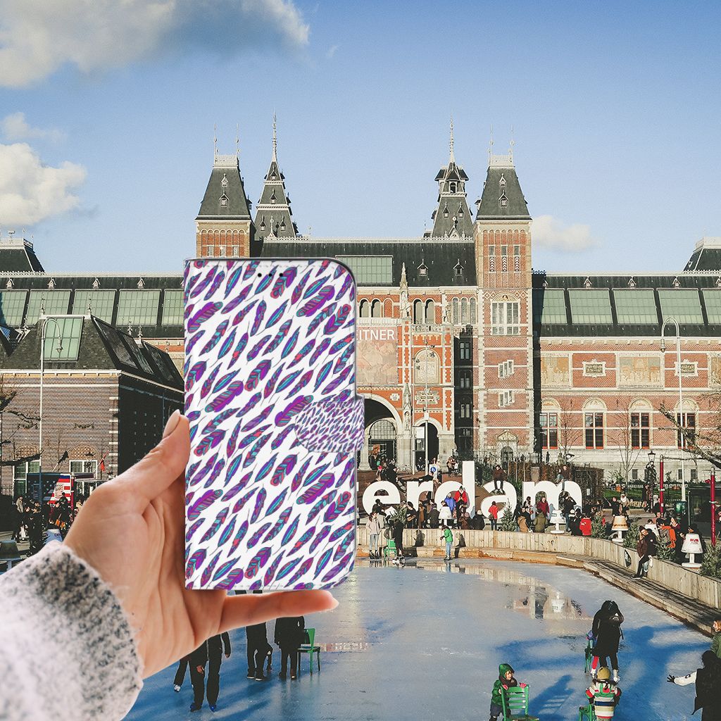 iPhone 13 Pro Max Telefoon Hoesje Feathers Color