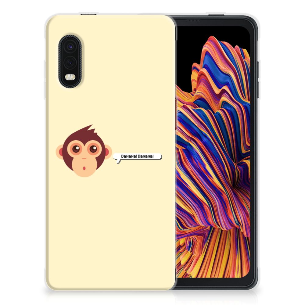 Samsung Xcover Pro Telefoonhoesje met Naam Monkey