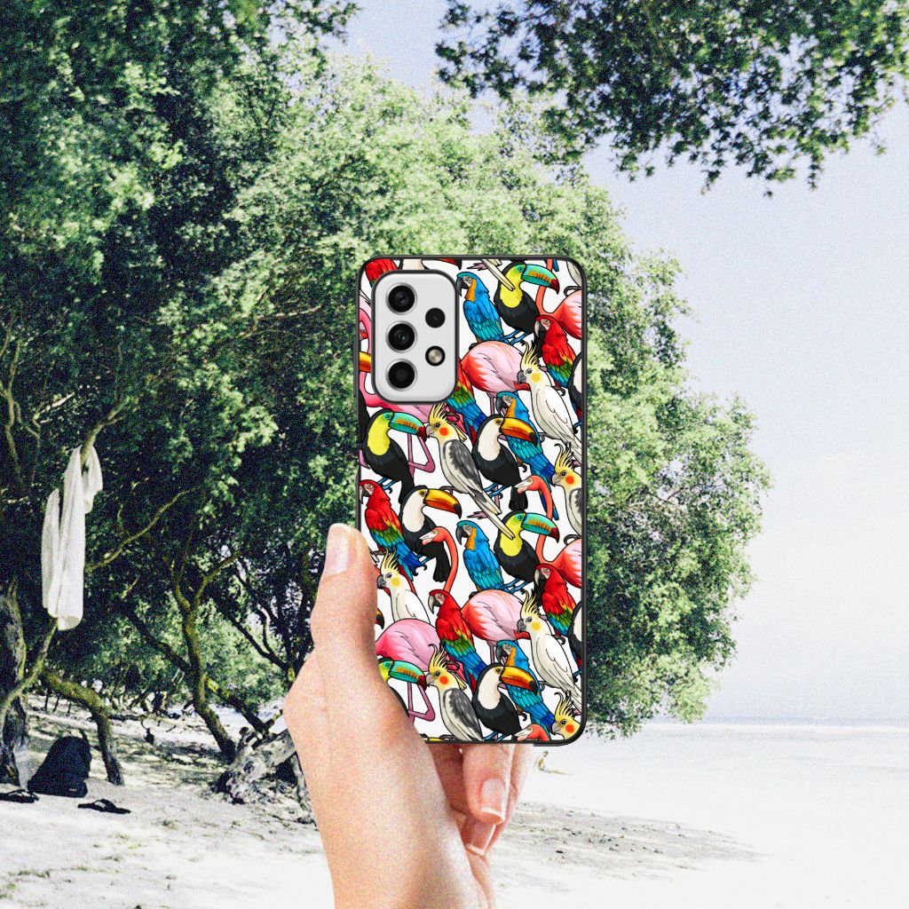 Samsung Galaxy A23 Dierenprint Telefoonhoesje Birds B2C Telecom