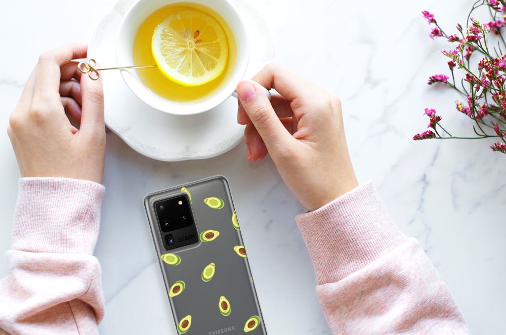 Samsung Galaxy S20 Ultra Siliconen Case Avocado B2C Telecom
