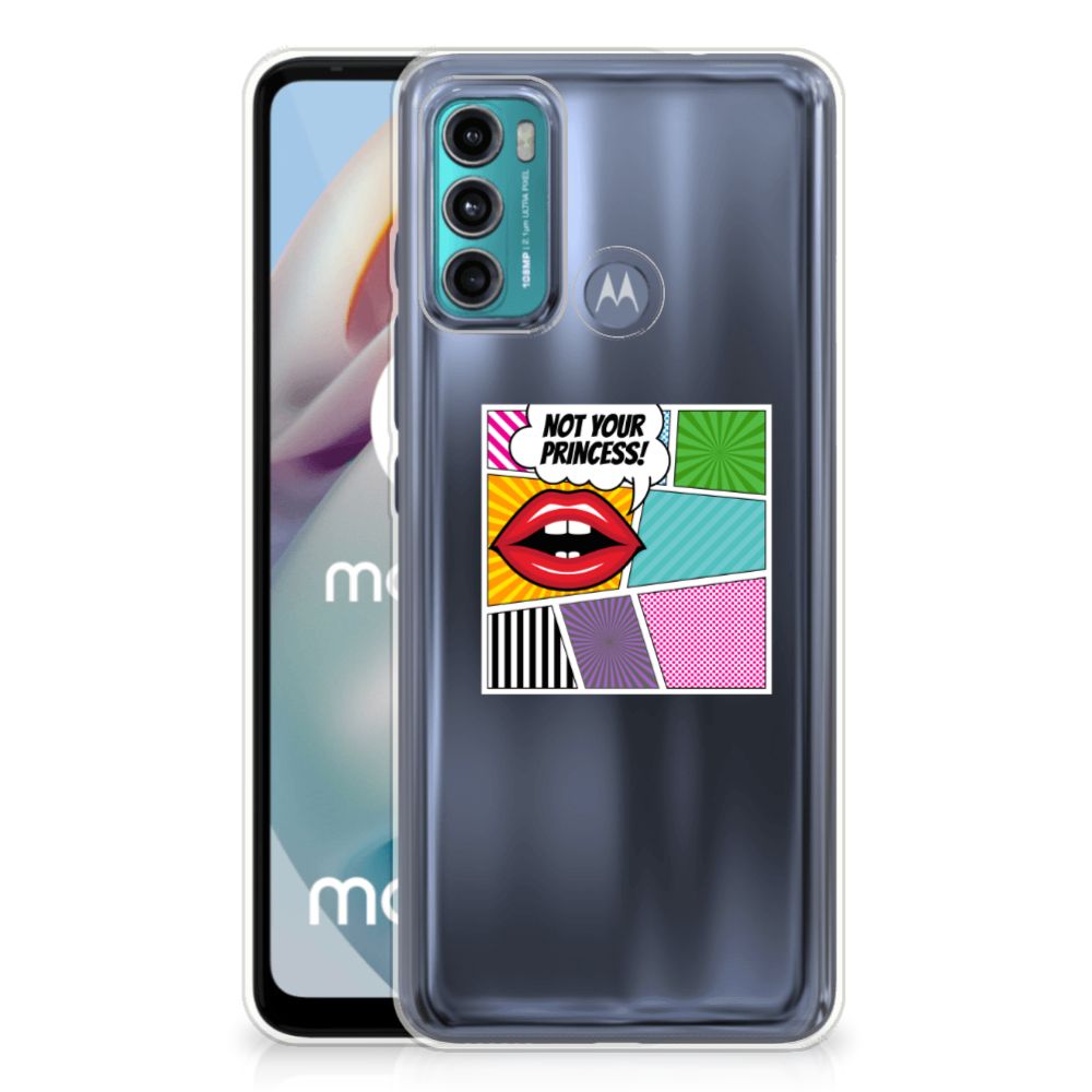Motorola Moto G60 Silicone Back Cover Popart Princess B2C Telecom
