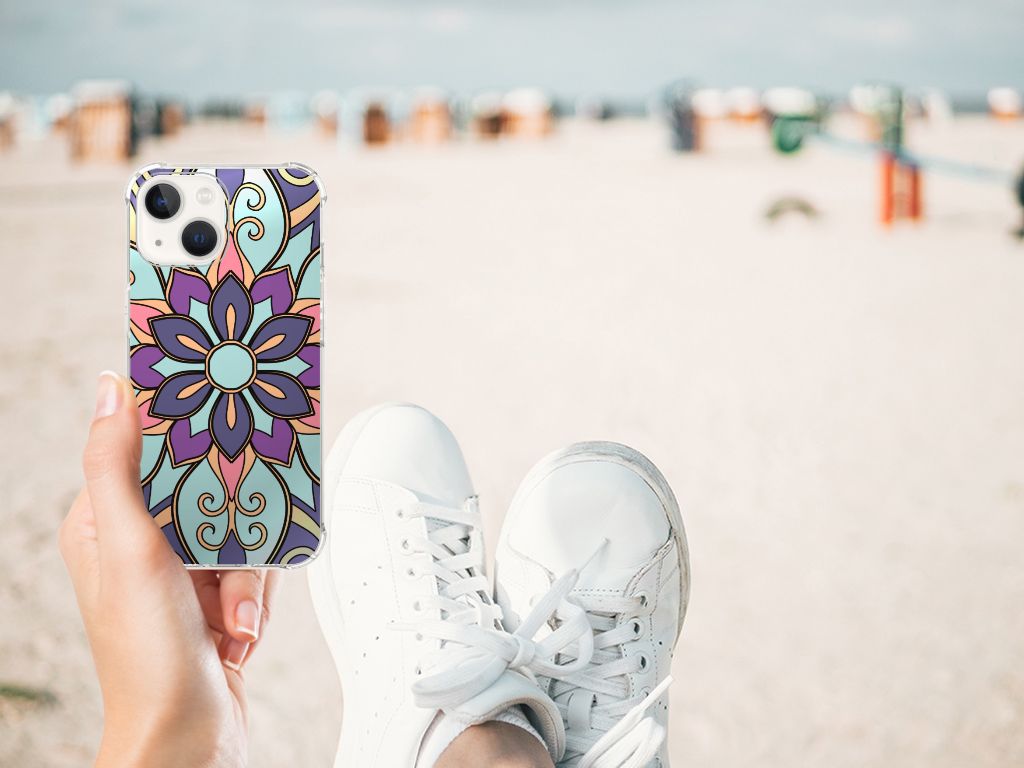 iPhone 13 Case Purple Flower B2C Telecom