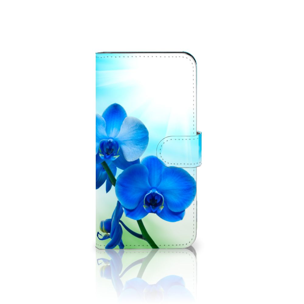Nokia C2 2nd Edition Hoesje Orchidee Blauw - Cadeau voor je Moeder