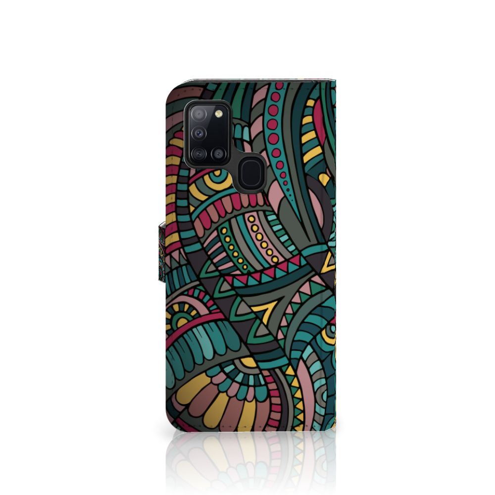 Samsung Galaxy A21s Telefoon Hoesje Aztec