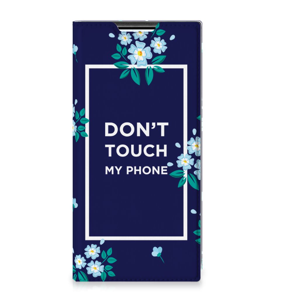 Samsung Galaxy S22 Ultra Design Case Flowers Blue DTMP - B2C Telecom