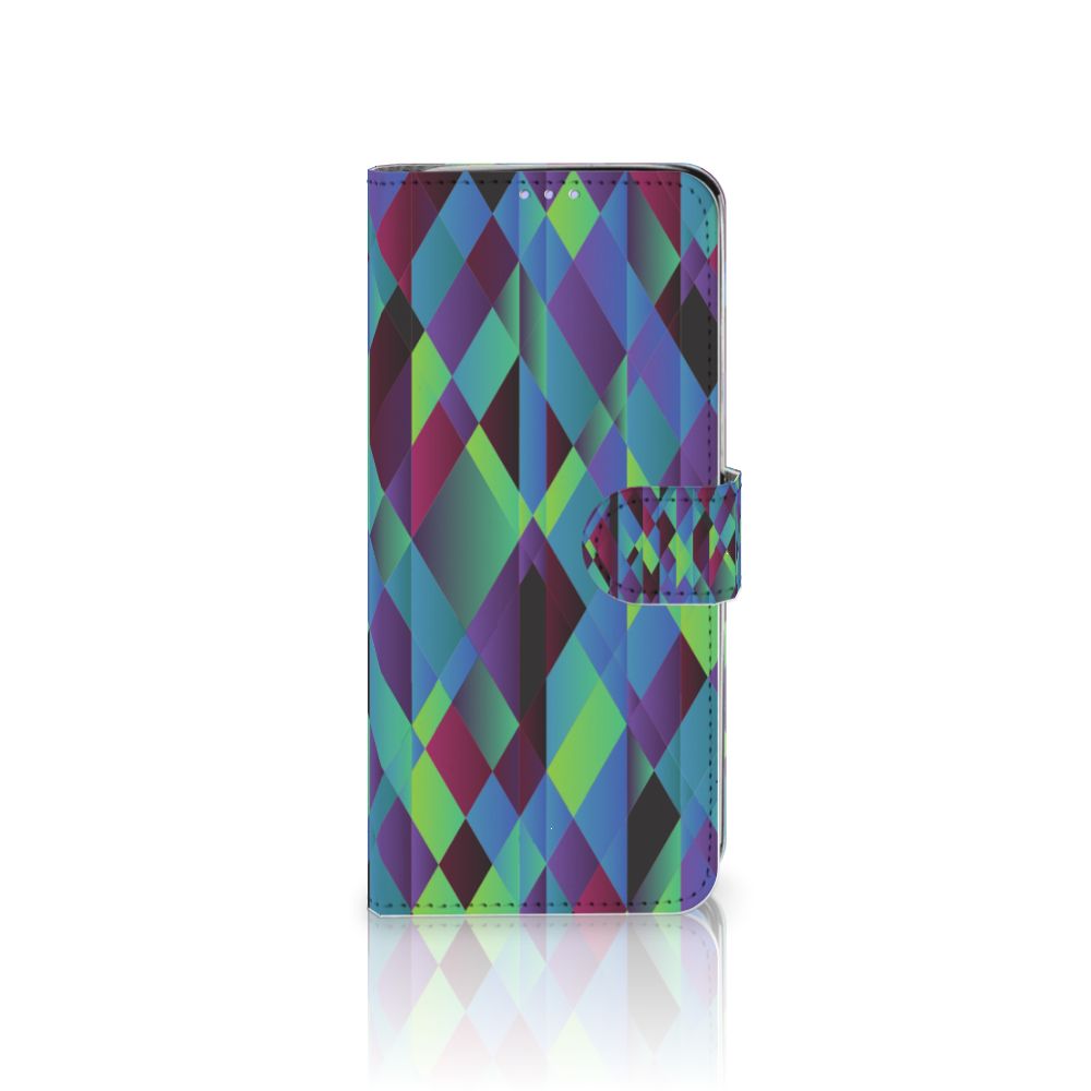 Samsung Galaxy S20 Plus Book Case Abstract Green Blue