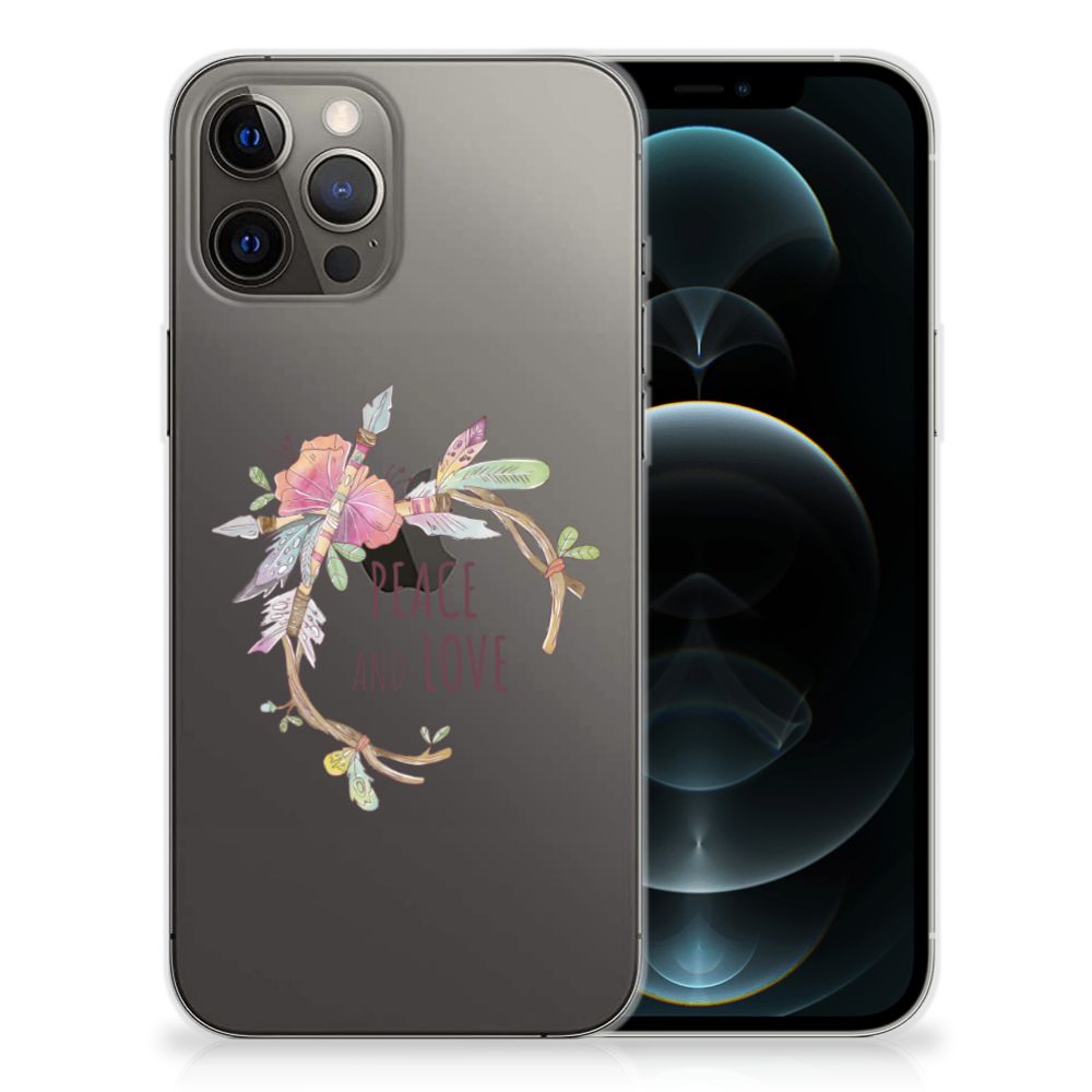 iPhone 12 Pro Max Telefoonhoesje met Naam Boho Text B2C Telecom