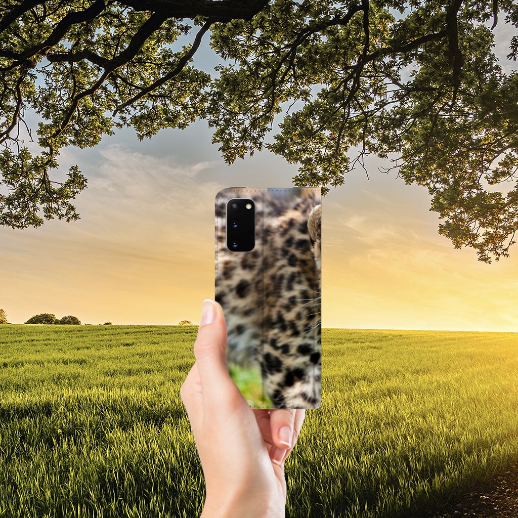 Samsung Galaxy S20 Hoesje maken Baby Luipaard - B2C Telecom