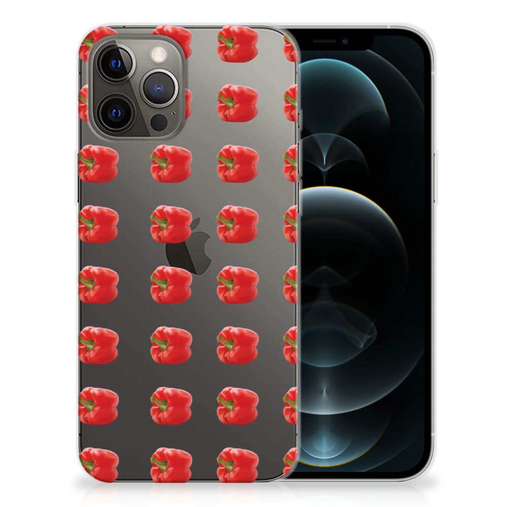 iPhone 12 Pro Max Siliconen Case Paprika Red B2C Telecom