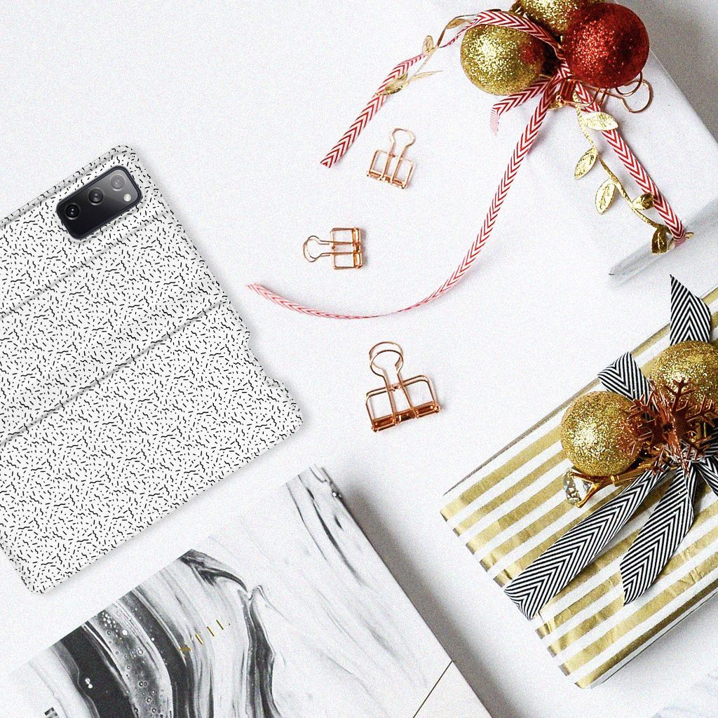 Samsung Galaxy S20 FE Hoesje met Magneet Stripes Dots - B2C Telecom