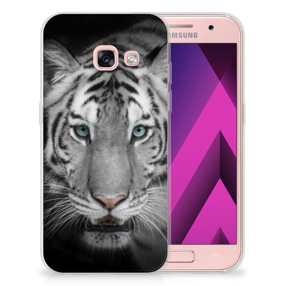 Samsung Galaxy A3 2017 TPU Hoesje Tijger