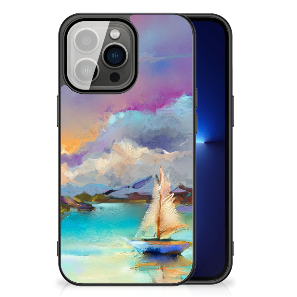 Kleurrijke Telefoonhoesje iPhone 13 Pro Boat