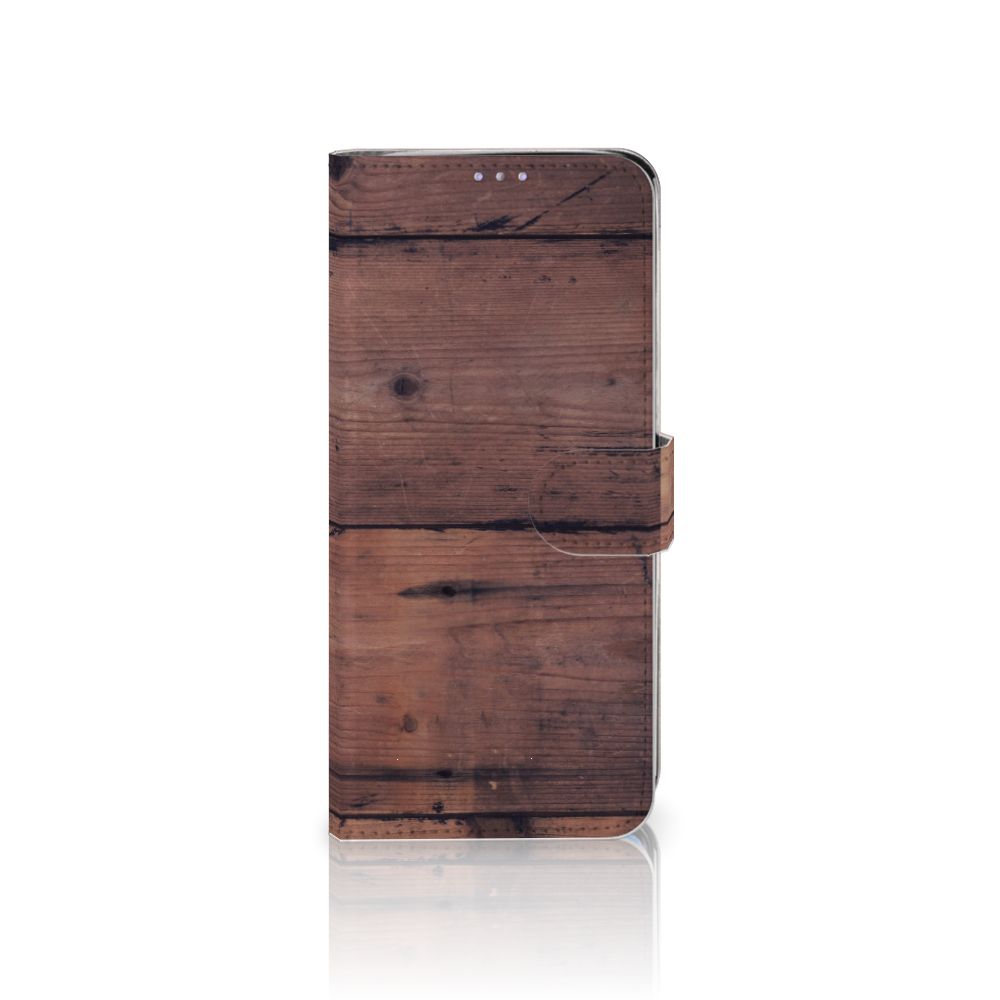 Samsung Galaxy S20 Ultra Book Style Case Old Wood
