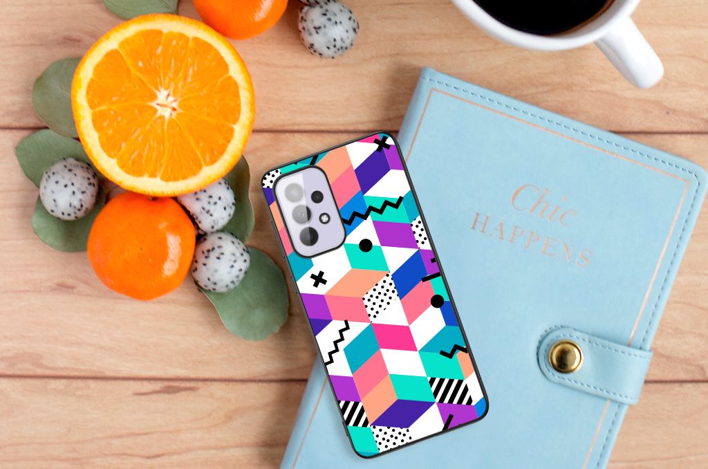 Samsung Galaxy A33 5G Backcover Blokken Kleurrijk B2C Telecom