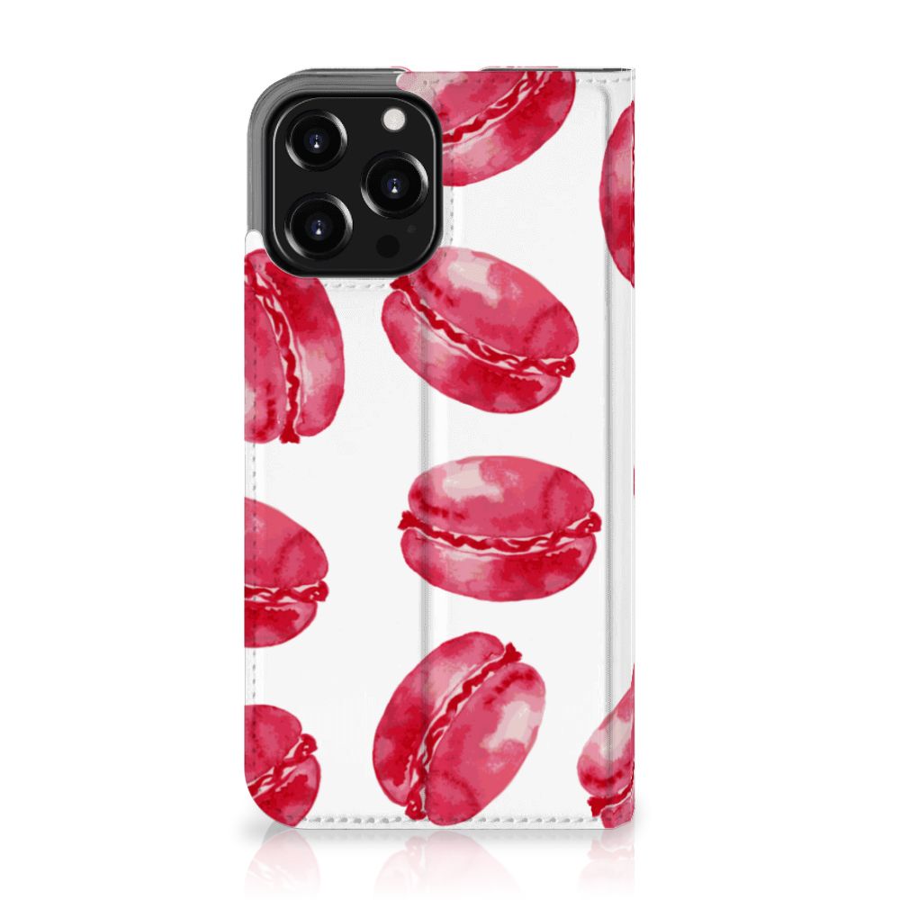 iPhone 13 Pro Max Flip Style Cover Pink Macarons - B2C Telecom
