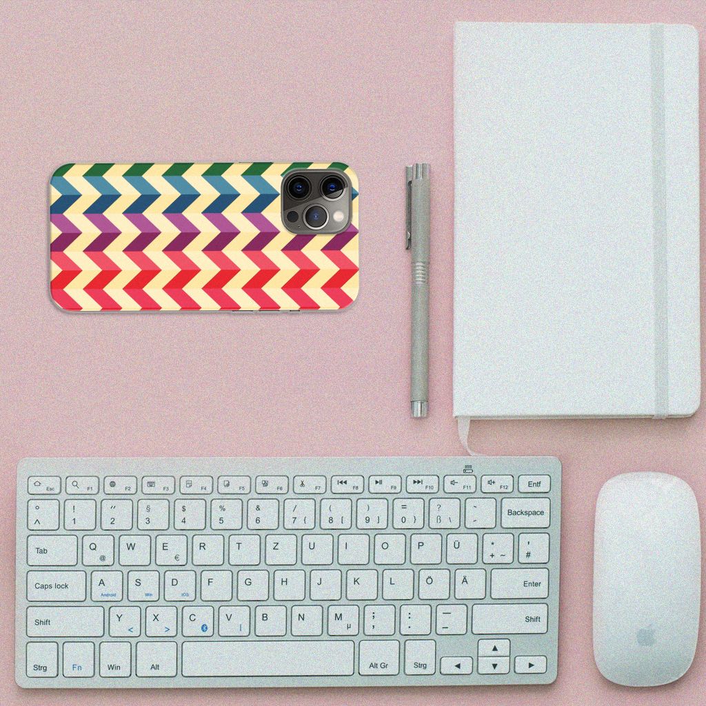 iPhone 12 Pro Max TPU bumper Zigzag Multi Color B2C Telecom