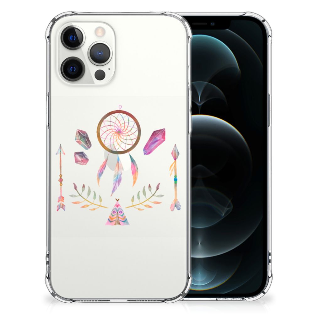 iPhone 12 Pro Max Stevig Bumper Hoesje Boho Dreamcatcher B2C Telecom