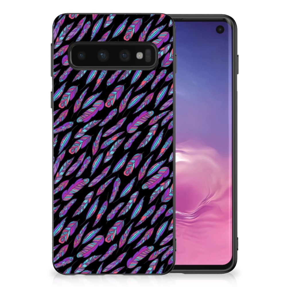 Samsung Galaxy S10 Bumper Case Feathers Color B2C Telecom