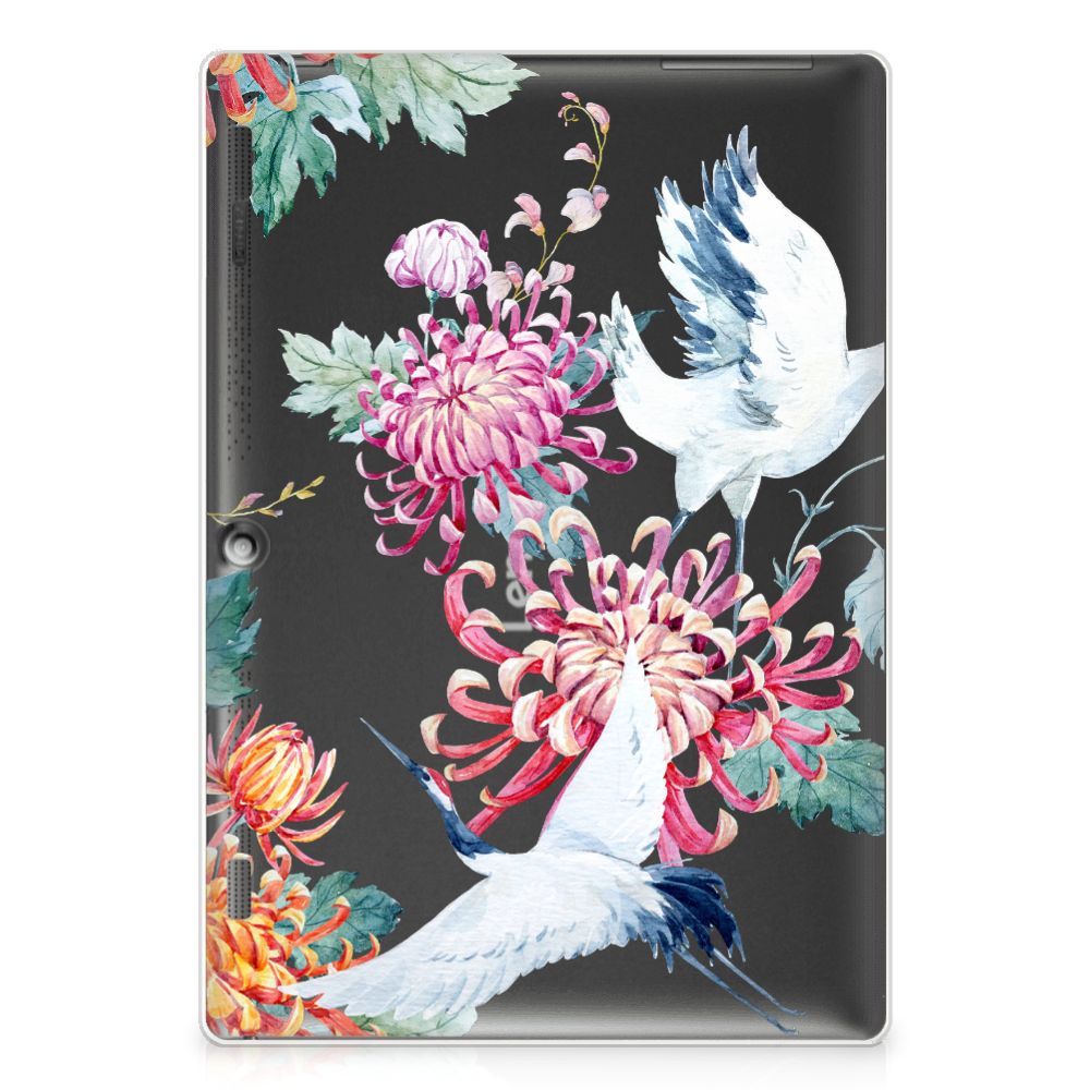 Lenovo Tab 10 | Tab 2 A10-30 Back Case Bird Flowers - B2C Telecom