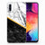 Samsung Galaxy A50 TPU Siliconen Hoesje Marmer Wit Zwart - Origineel Cadeau Man