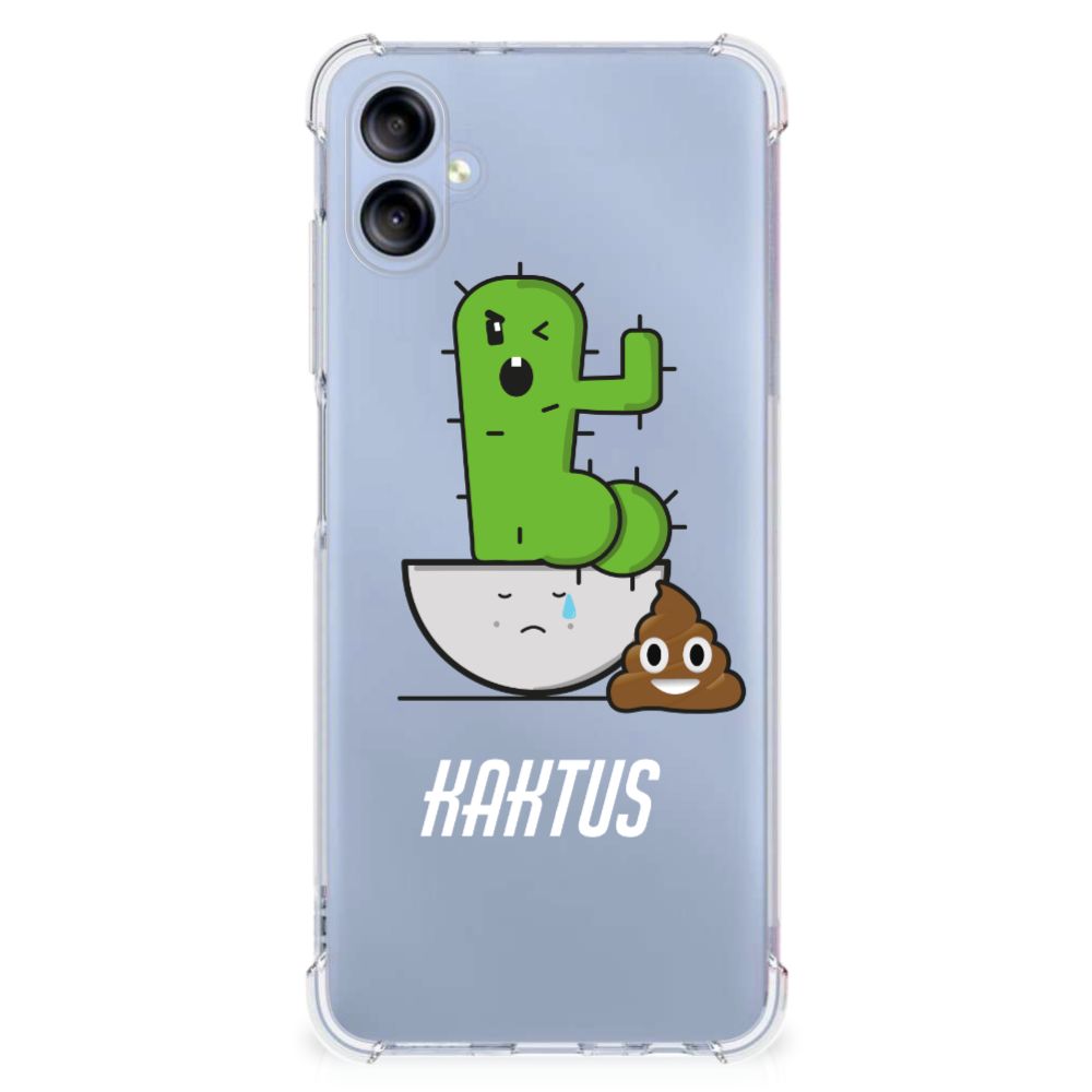 Samsung Galaxy A05 Stevig Bumper Hoesje Cactus Poo