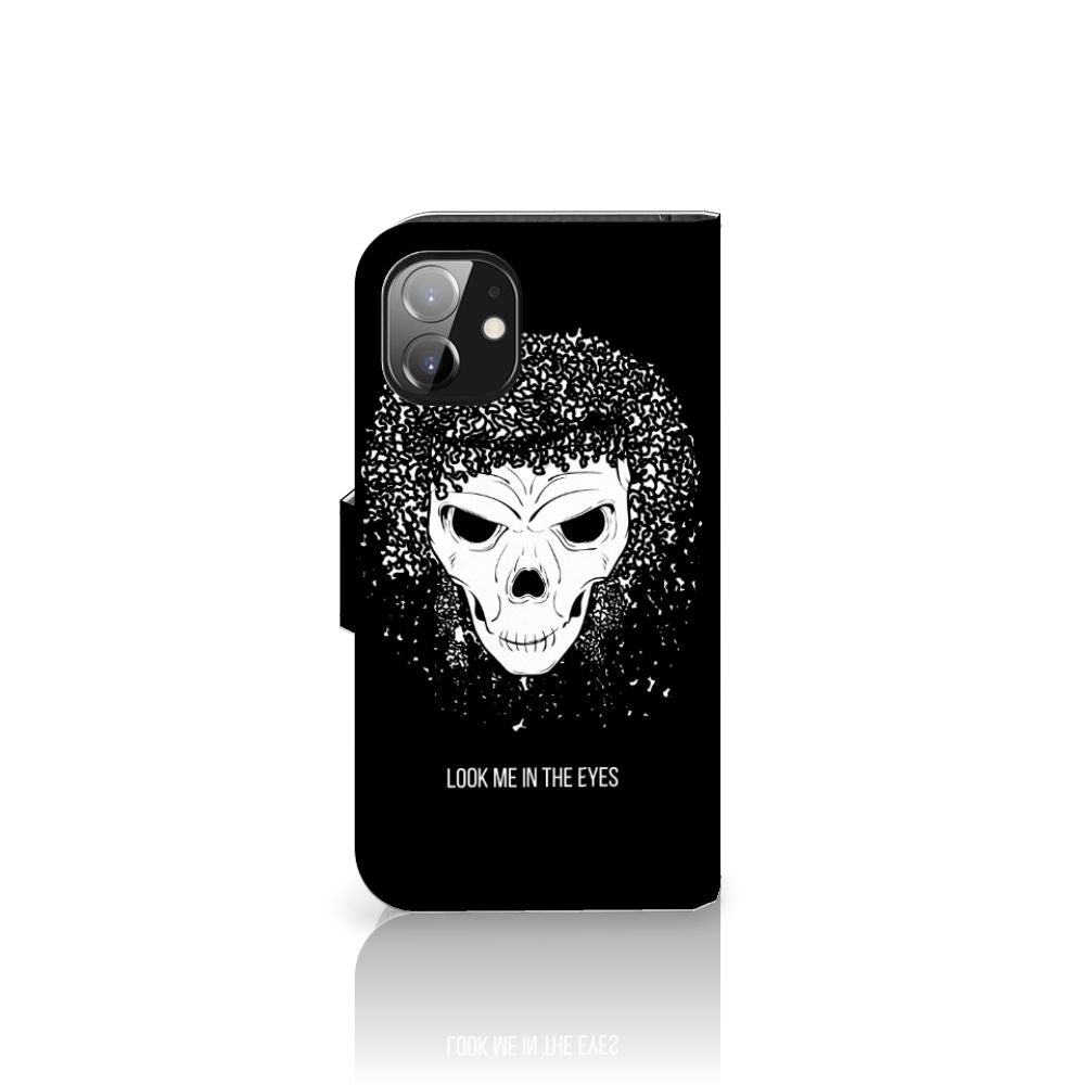 Telefoonhoesje met Naam Apple iPhone 12 Mini Skull Hair