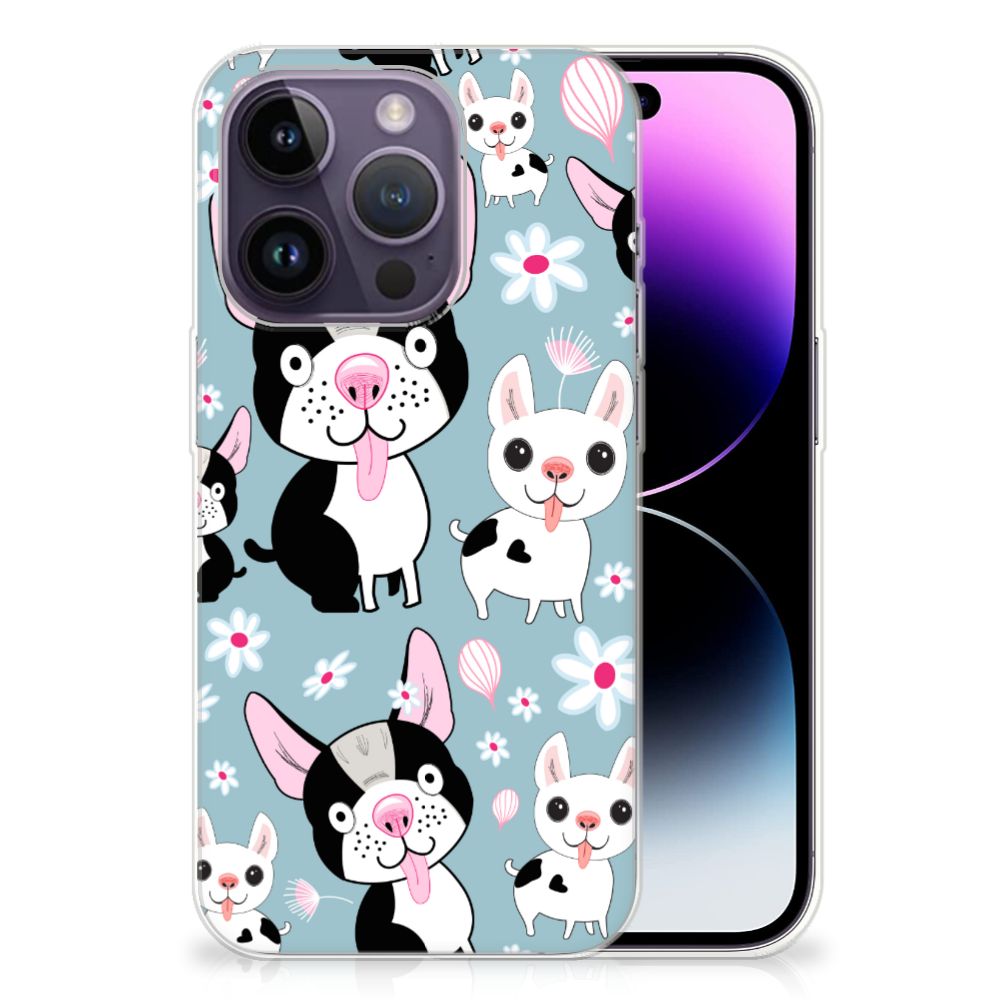 Apple iPhone 14 Pro TPU Hoesje Hondjes B2C Telecom