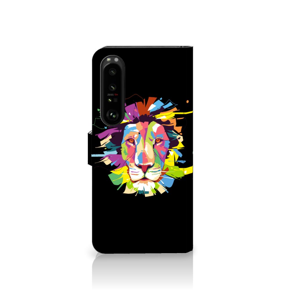 Sony Xperia 1 IV Leuk Hoesje Lion Color